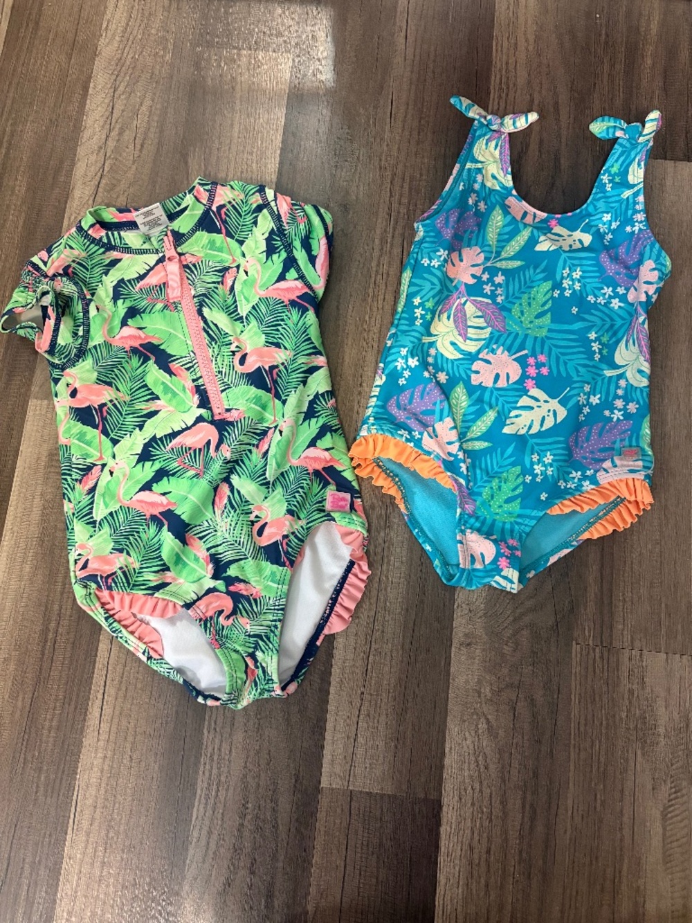 RuffleButts one piece Swimsuit girls 4T bundle